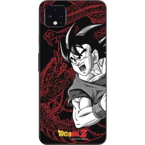 Dragon Ball Z Goku and Shenron Google Pixel 4 XL Skin